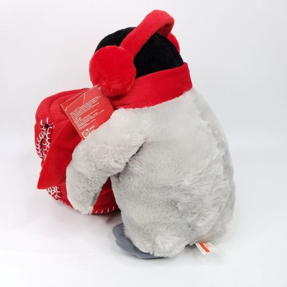 Coca Cola Gray Penguin Plush Stuffed Animal 14" - Picture 6 of 12
